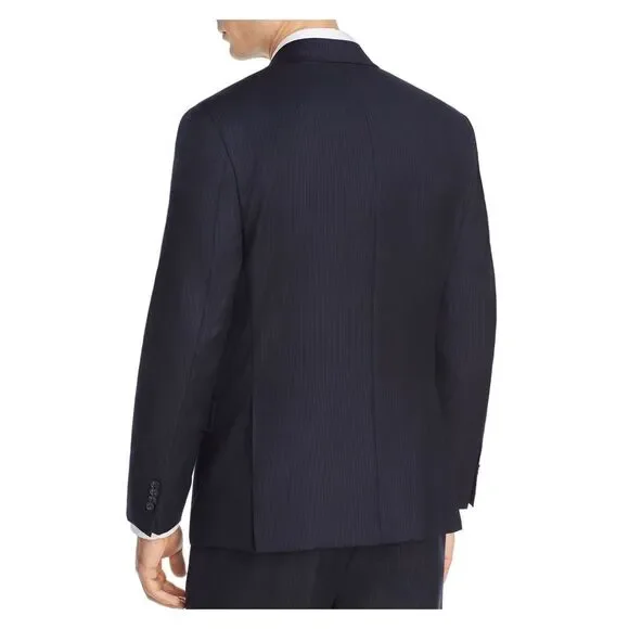 MICHAEL KORS Mens Navy Classic Wool Blend Suit Separate Blazer 38R - Picture 2 of 3